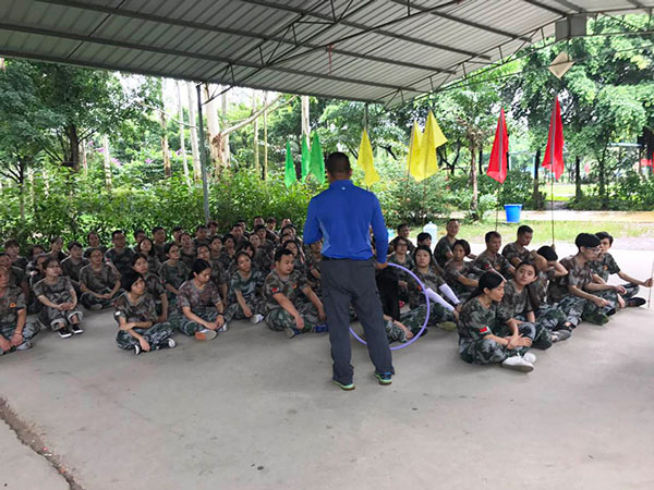 Fumei Seating Attend Outdoor training At Nanhai Training Industrial Park