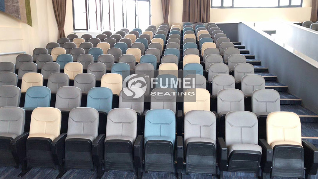 Mixed color auditorium chair case