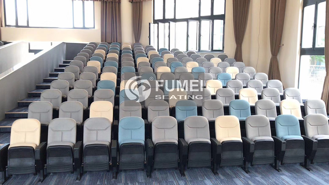 Mixed color auditorium chair case