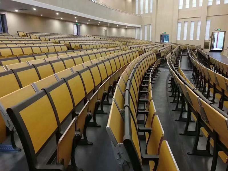 University chair with folding table project case