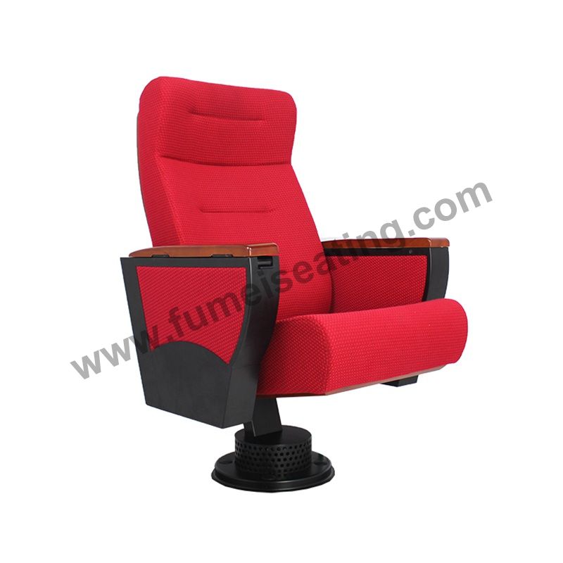 Red Fabric Metal Frame Auditorium Chairs FM-223