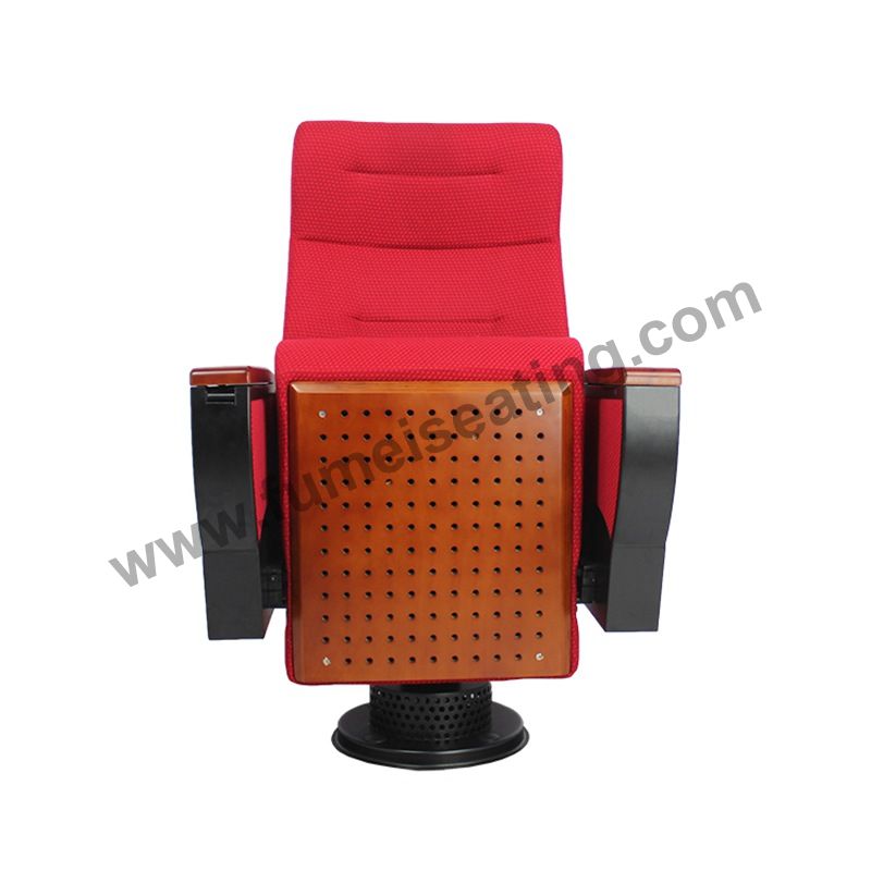 Red Fabric Metal Frame Auditorium Chairs FM-223