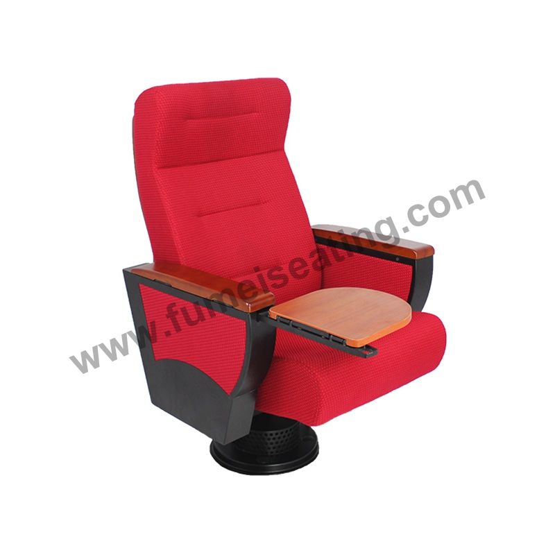 Red Fabric Metal Frame Auditorium Chairs FM-223
