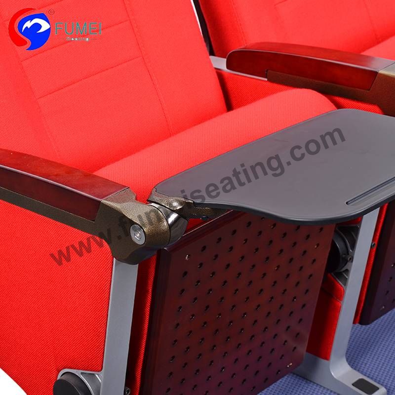 Red Fabric Aluminium Frame Church Conference Lecture Auditorium Chair FM-275