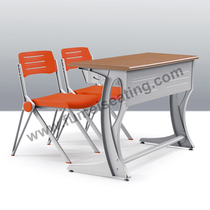 Double Seat Classroom Chair And Table HT-850M