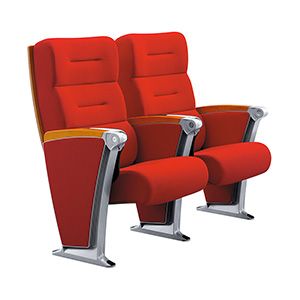 Red Fabric High Back Aluminium Frame Auditorium Chair FM-2101