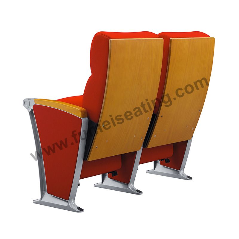 Red Fabric High Back Aluminium Frame Auditorium Chair FM-2101