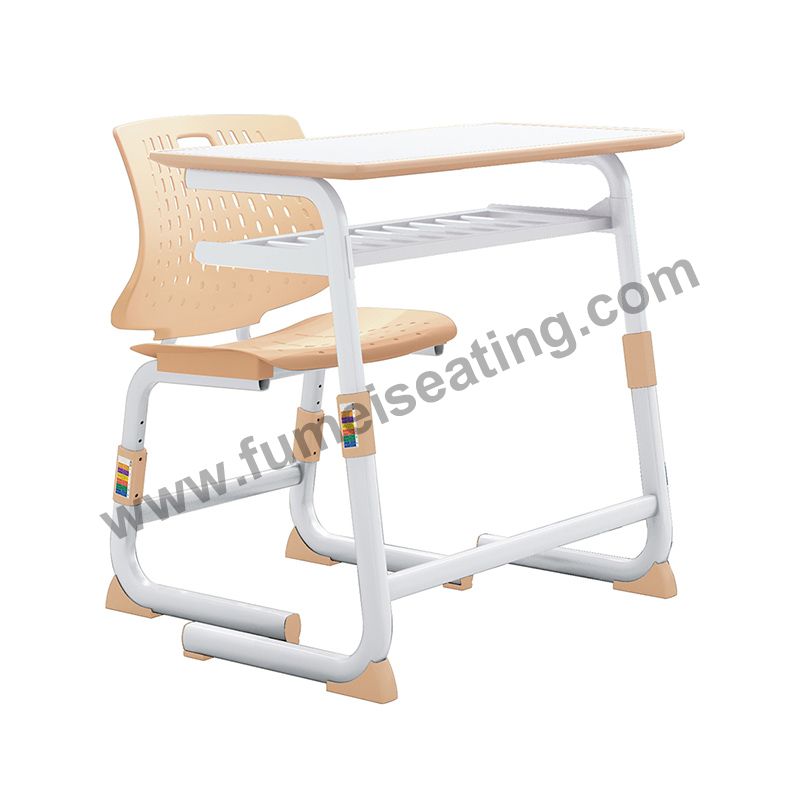 School Furniture Metal Material Primary Middle High Students Desk And Chairs FM-2163