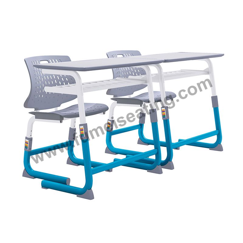 School Furniture Metal Material Primary Middle High Students Desk And Chairs FM-2163