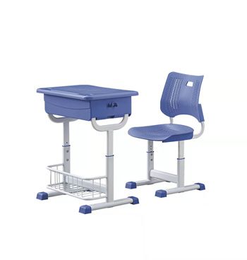 New design school desk and chair height adjustable