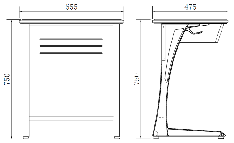 Education Seating HT-8201M Single