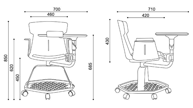 Training Chair FM518B-16