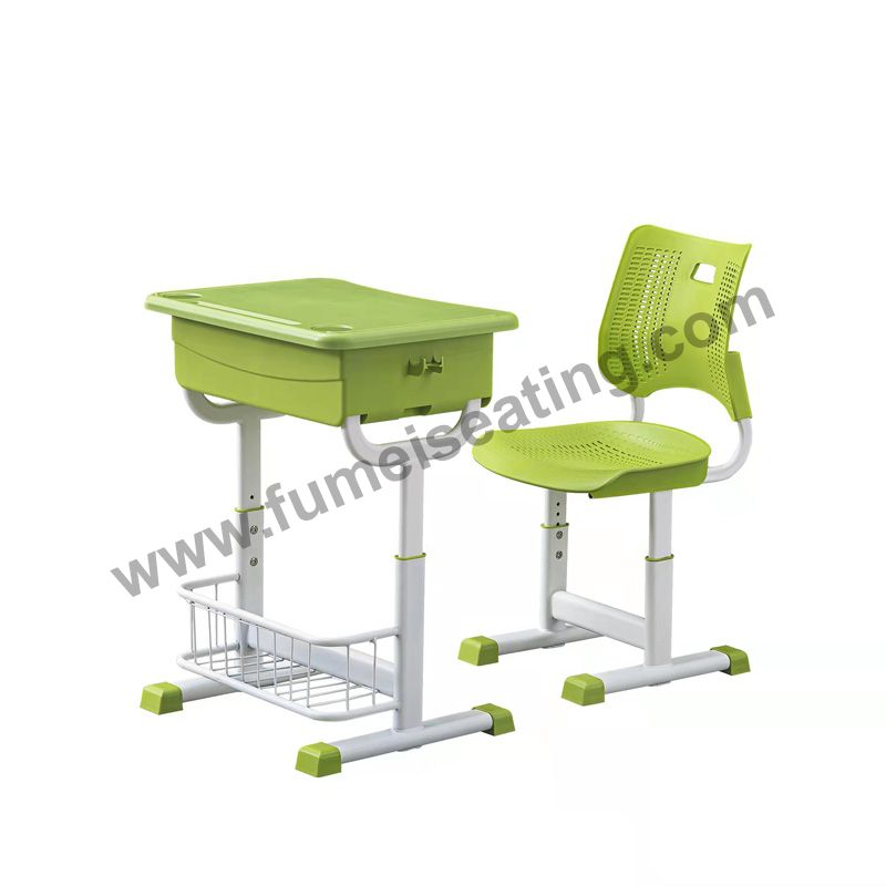 New design school desk and chair height adjustable