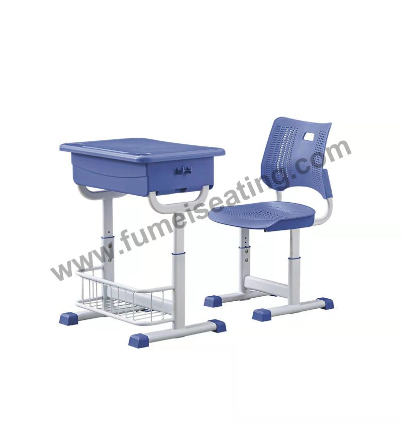 New design school desk and chair height adjustable
